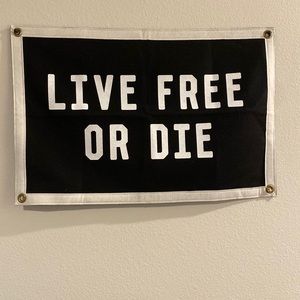 Live Free or Die Oxford Pennant